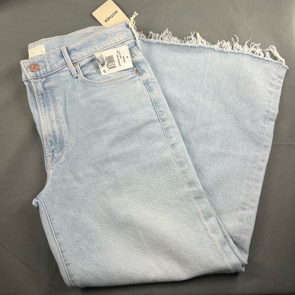 MOTHER Denim - MOTHER The Twister High Rise Ankle Wide Leg Jeans in Cowabunga Sz 31